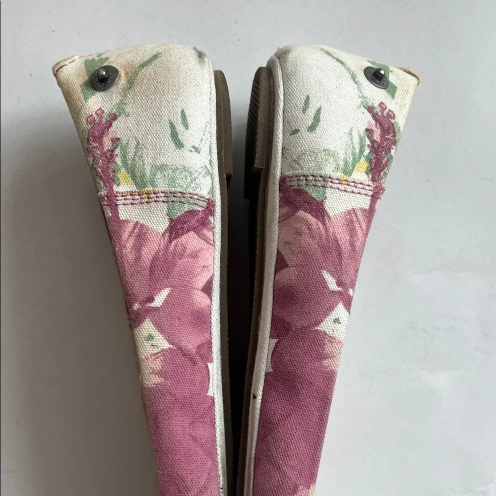 Diesel Floral plum and white Flats with box - Picture 6 of 12